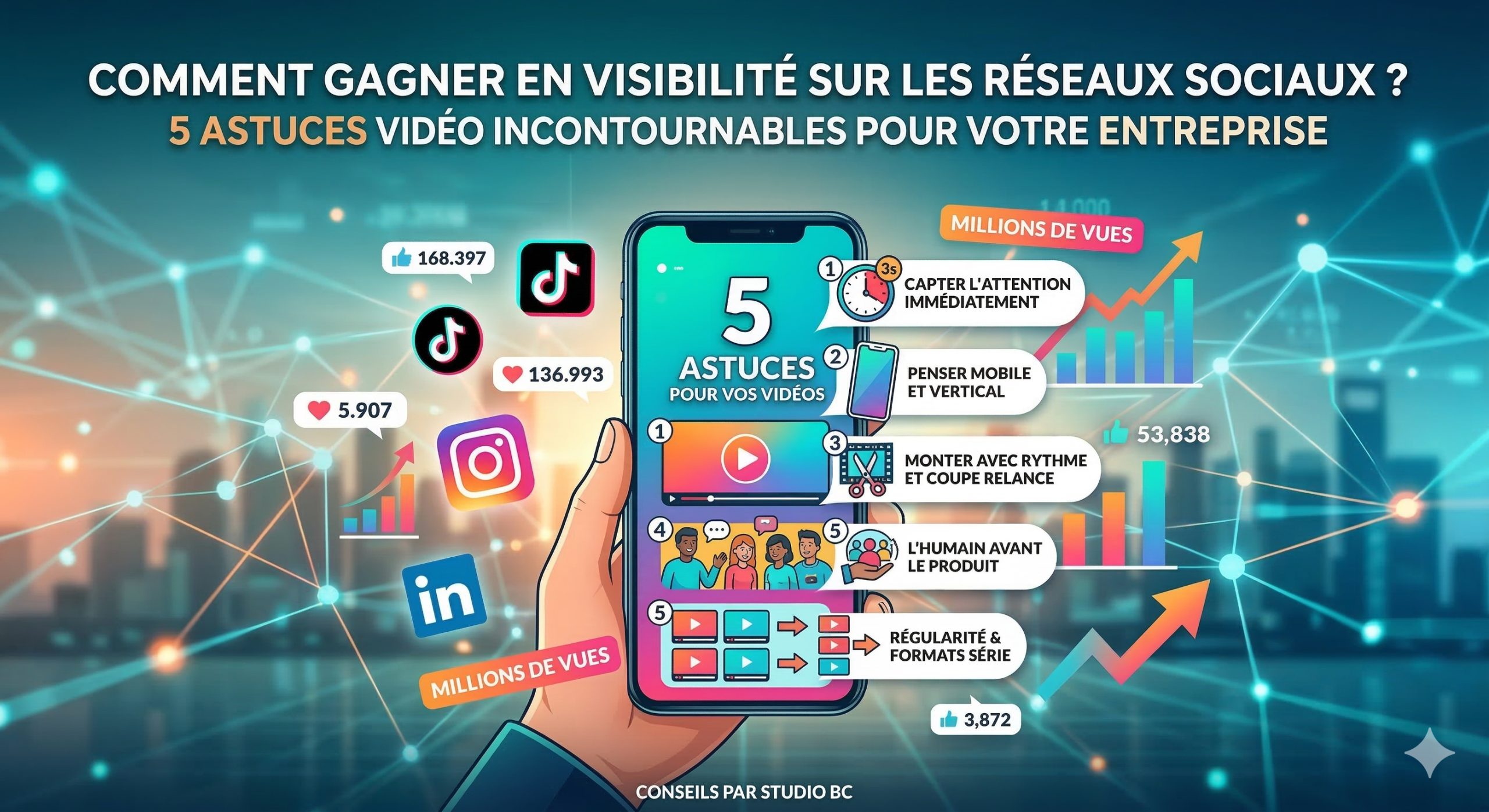Méthode Studio BC : stratégie, créativité, proximité, transparence
